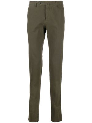 PT Torino pantalon droit à taille mi-haute - Vert