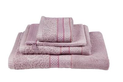 Pip Studio Pip Studio Soft Zellige handdoek Lila 55x100 cm
