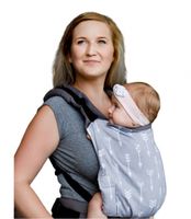 Luna Dream draagzak Grow Up Forest katoen grijs/groen - thumbnail