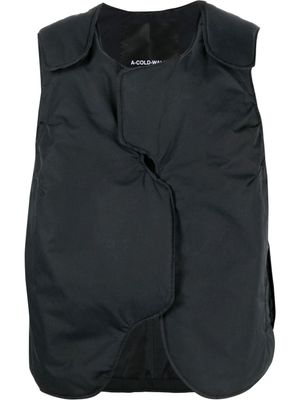 A-COLD-WALL* gilet Form à design asymétrique - Noir