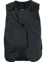 A-COLD-WALL* gilet Form à design asymétrique - Noir