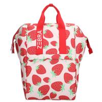 Zebra Trends Rugzak Sally Aardbeien Rood/Roze