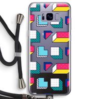 8-bit N°7: Samsung Galaxy S8 Transparant Hoesje met koord