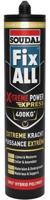 Soudal fix -all x-treme power x-press | montagelijm | zwart | 280 ml - 155119