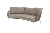 Loungebank Capalbio Terre 3 zits Kussens 4SO Organisch Bank Buiten Tuin 4 Seasons Outdoor