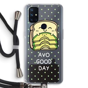 Avo Good Day: OnePlus Nord N10 5G Transparant Hoesje met koord