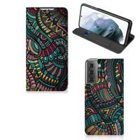 Samsung Galaxy S21 FE | Hoesje met Magneet | Aztec