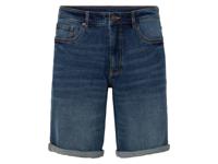 LIVERGY Heren jeansshort (54, Blauwe denim)