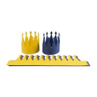 Creativ Company Kroon karton diverse kleuren, 25st.