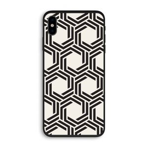Geometrisch patroon: iPhone XS Biologisch afbreekbaar hoesje