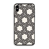 Geometrisch patroon: iPhone XS Biologisch afbreekbaar hoesje