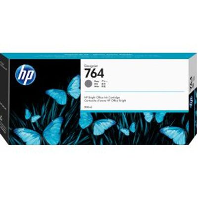 HP 764 grijze DesignJet inktcartridge, 300 ml