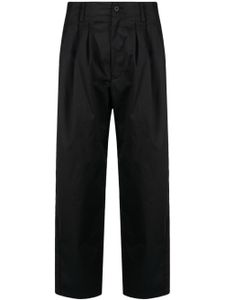 Yohji Yamamoto x New Era pantalon à détails plissés - Noir