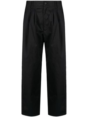 Yohji Yamamoto x New Era pantalon à détails plissés - Noir