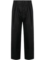 Yohji Yamamoto x New Era pantalon à détails plissés - Noir