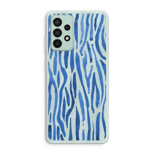 Blauwe nerven: Samsung Galaxy A52s 5G Transparant Hoesje