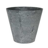 Ter Steege Plantenpot - tijdloze natuursteen look - D32 x H29 cm - Artstone grijs - bloempot