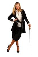 Bad Betty carnavalsjas zwart dame Bad Betty carnavalsjas zwart dame