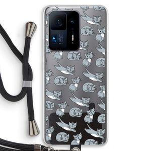 Poezen: Xiaomi Mi Mix 4 Transparant Hoesje met koord