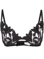 Fleur Du Mal soutien-gorge Lily Lace Plunge Demi - Noir - thumbnail