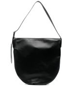 Jil Sander grand sac cabas en cuir - Noir