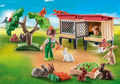 PLAYMOBIL Country - Konijnenhok Constructiespeelgoed