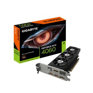 Gigabyte Nvidia GeForce RTX 4060 Videokaart OC Low Profile 8 GB GDDR6-RAM PCIe x16 HDMI, DisplayPort Low Profile, Overclocked