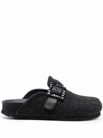 Le Silla chaussons Rita à boucle - Noir