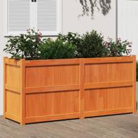 VidaXL Plantenbak 150x50x70 cm massief grenenhout wasbruin