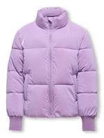 Kids ONLY winterjas meisjes puffer - paars - Kogelise Kids ONLY winterjas meisjes puffer - paars - Kogelise
