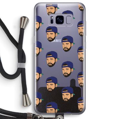 Drake Away: Samsung Galaxy S8 Plus Transparant Hoesje met koord