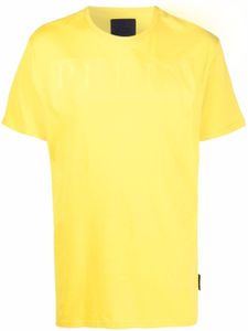 Philipp Plein t-shirt à logo brodé - Jaune