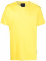 Philipp Plein t-shirt à logo brodé - Jaune