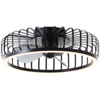 Brilliant Draadlamp plafondventilatorCapo zwart - G80920/06