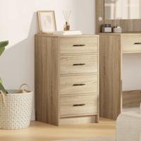 Dressoir met lade Sonoma eiken 40 x 41 x 75 cm Bewerkt hout