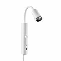 SG Tube Wall wit USB 2700K dimbaar ingebouwd met USB lader A en C 18W SG Tube Wall wit USB 2700K dimbaar ingebouwd met USB lader A en C 18W