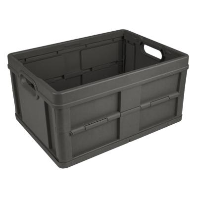 Sunware gesloten vouwkrat 32l antraciet Sunware gesloten vouwkrat 32l antraciet
