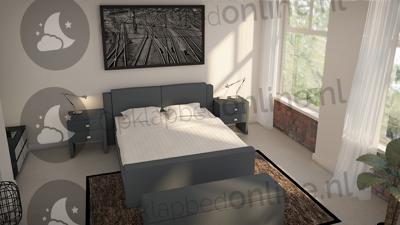 Elektrische boxspring 160 x 220 cm- stofkleur 7078