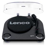 Lenco LS-40BK houten platenspeler met ingebouwde speakers - thumbnail