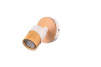 Trio Plafondlamp hout met witAruni - 801170131