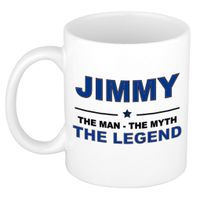Jimmy The man, The myth the legend collega kado mokken/bekers 300 ml