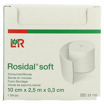 Rosidal Soft Schuimband 10x0,3cmx2,5m Indiv.23110