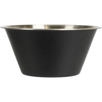 Excellent Houseware Schaal rvs 1950ml zwart