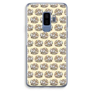 Slapende poes: Samsung Galaxy S9 Plus Transparant Hoesje
