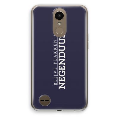 Blijve plakken in Negenduust: LG K10 (2017) Transparant Hoesje