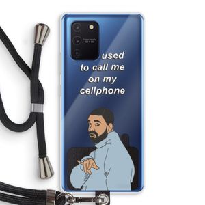 Hotline bling: Samsung Galaxy Note 10 Lite Transparant Hoesje met koord