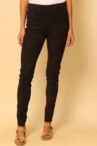 Joseph Joseph - Legging - Legging-Suede Stretch - Donkergrijs