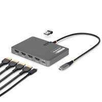 USB-kabel Startech QUAD-USB-HDMI-ADAPT Grijs