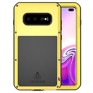 Love Mei Krachtige Samsung Galaxy S10+ Hybrid Case - Geel