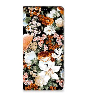 Smart Cover voor OnePlus 11 Dark Flowers